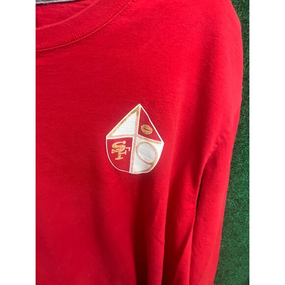 Nike San Francisco 49ers 90's Red 2XL Sweatshirt UNISEX NFL - Picture 2 of 8